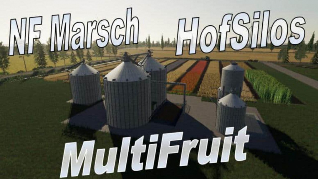 FS19 Multifruit Silo mit Erweiterung v1.0