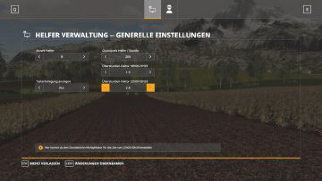 FS19 HelperAdmin v1.0.1