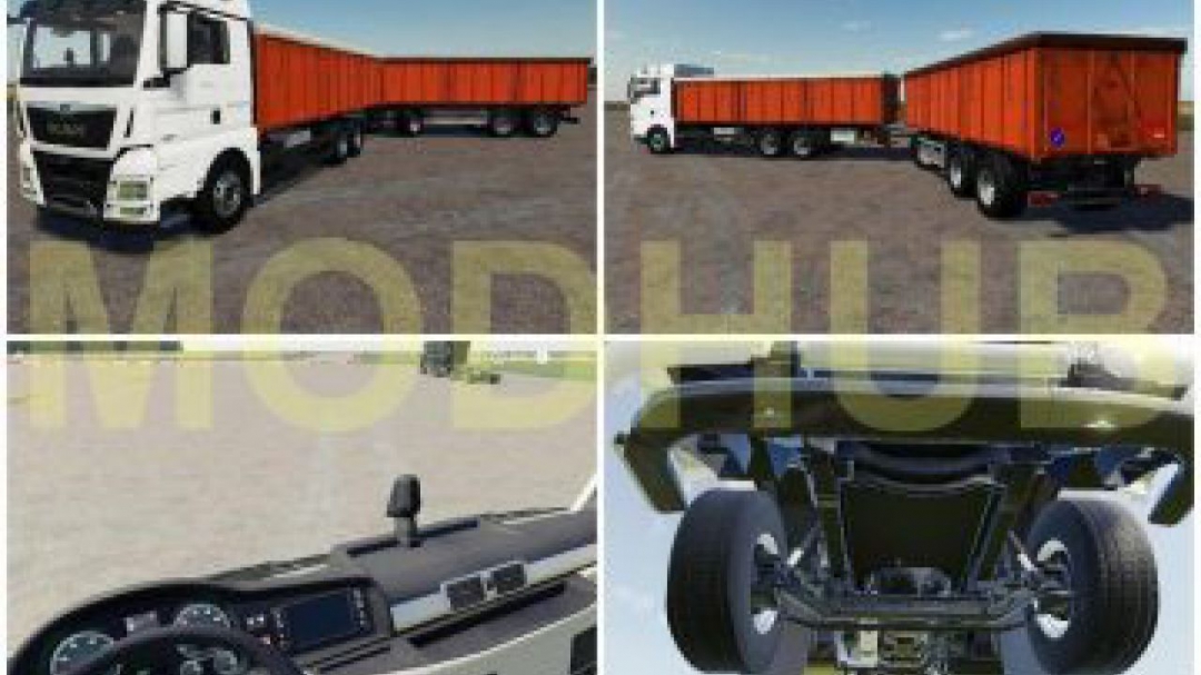 FS19 Pack dump trucks with trailers v1.0