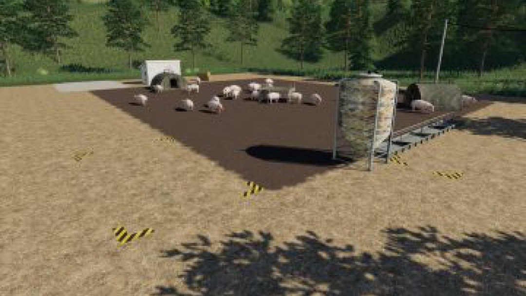 FS19 Placeable open Pig Area v1.0