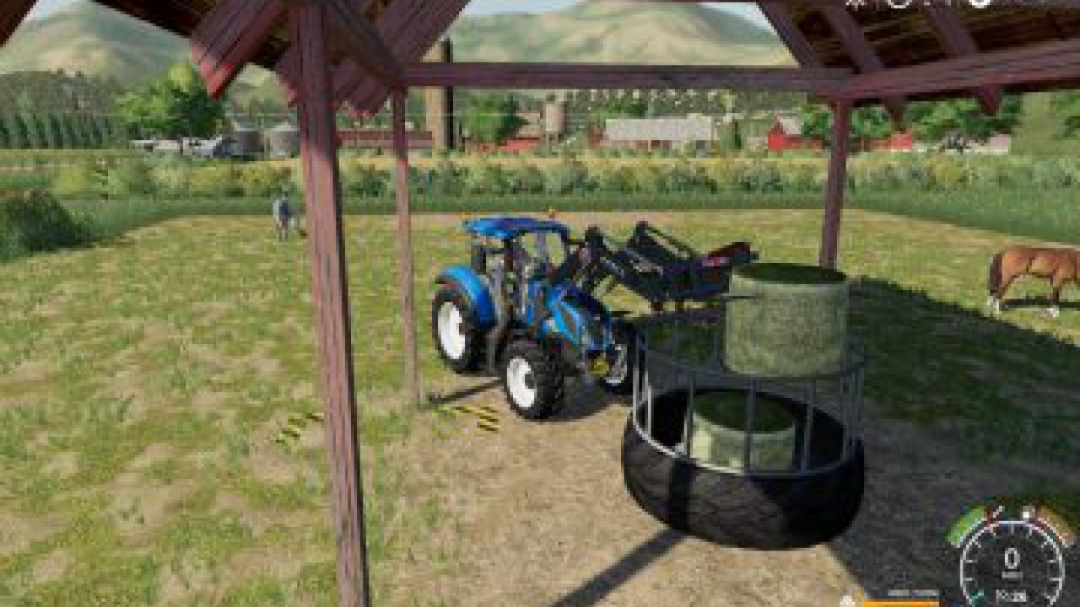 FS19 Placeable Open Horse pasture v1.0