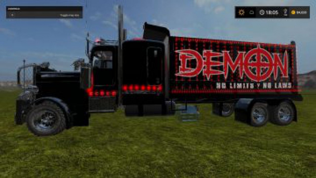 FS19 Peterbilt dump demon v1.0