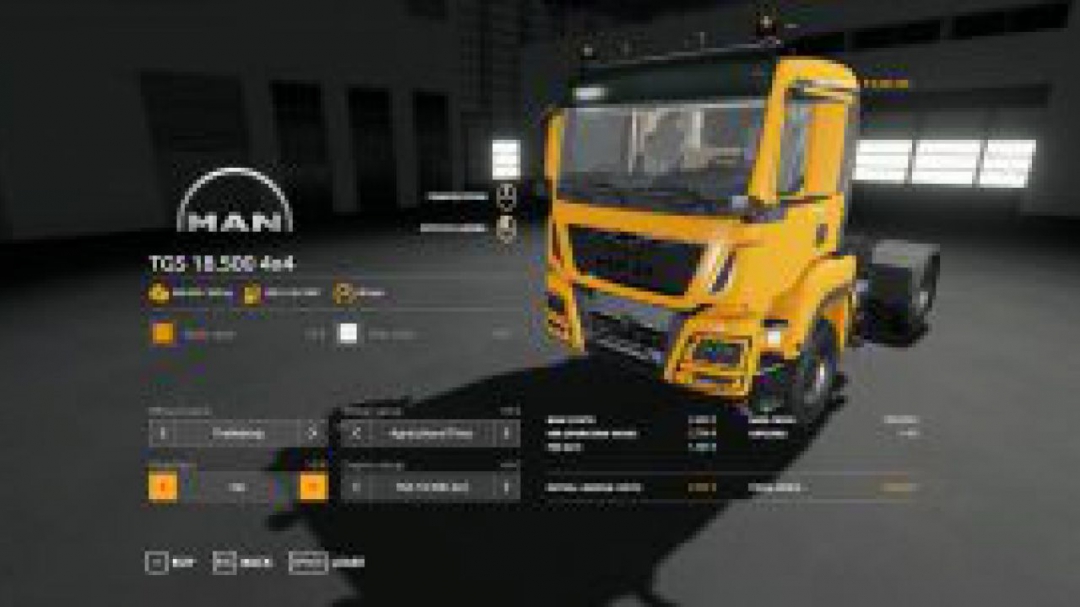 FS19 MAN TGS Mod v1.0.0.3