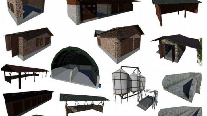 Trending mods today: FS19 BUILDING PACK 1.1.2