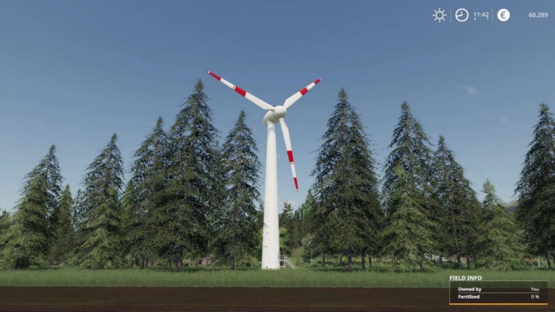 FS19 Wind Turbine Placeable