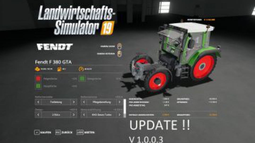 FS19 Fendt F 380GTA v1.0.0.3