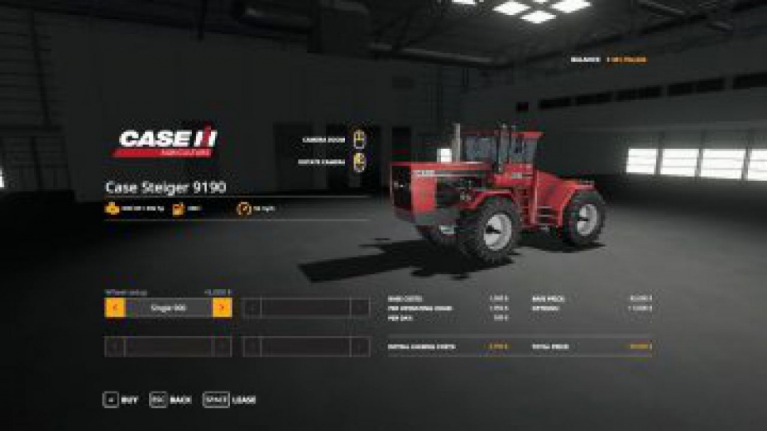 FS19 CASESTEIGER 9190 VE v1.0