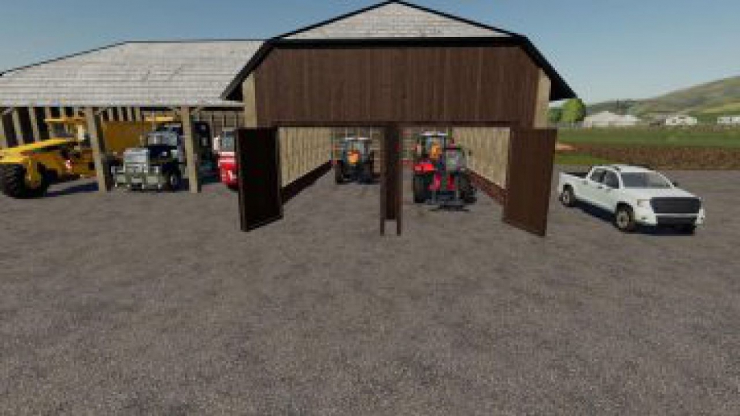 FS19 Large Vehicle Shed v1.0.0.0