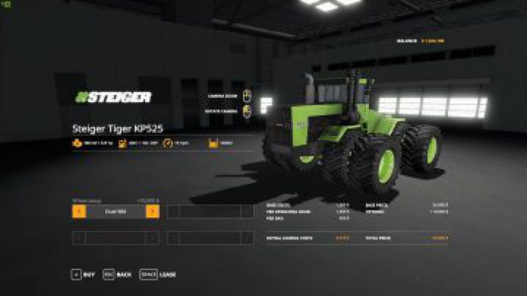 FS19 Steiger Tiger KP525 v1.0