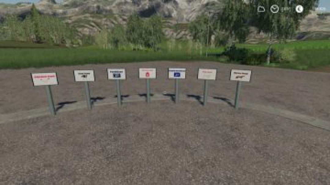 FS19 Signs V 1.2.0