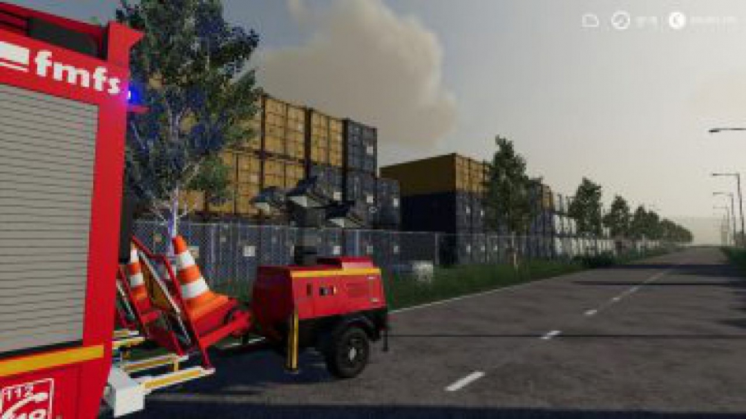 FS19 Flood Light Trailer v1.0