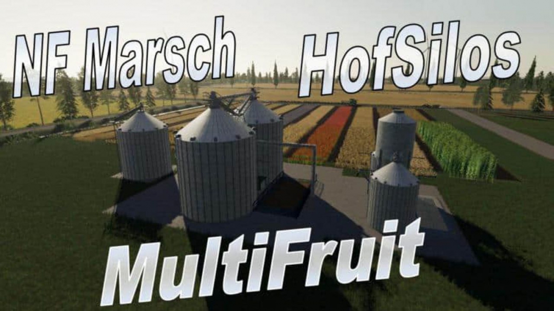 FS19 Multifruit silo with extension v2.0