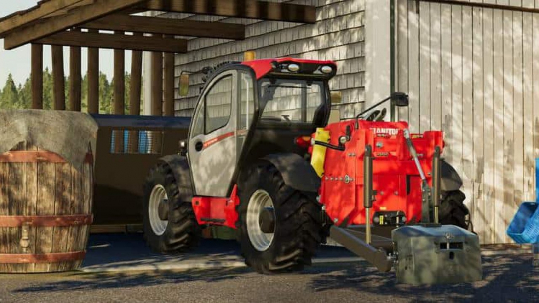 FS19 Manitou MLT 737 130PS with hinterer Hydraulik v1.0