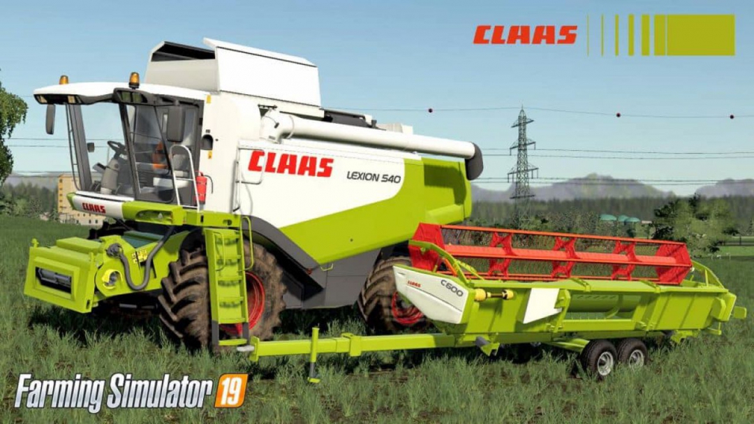 FS19 Claas Lexion 530-540 v1.0