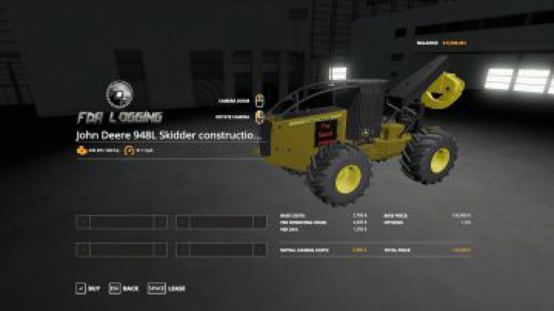 FS19 John Deere skidder squad edition v1.0