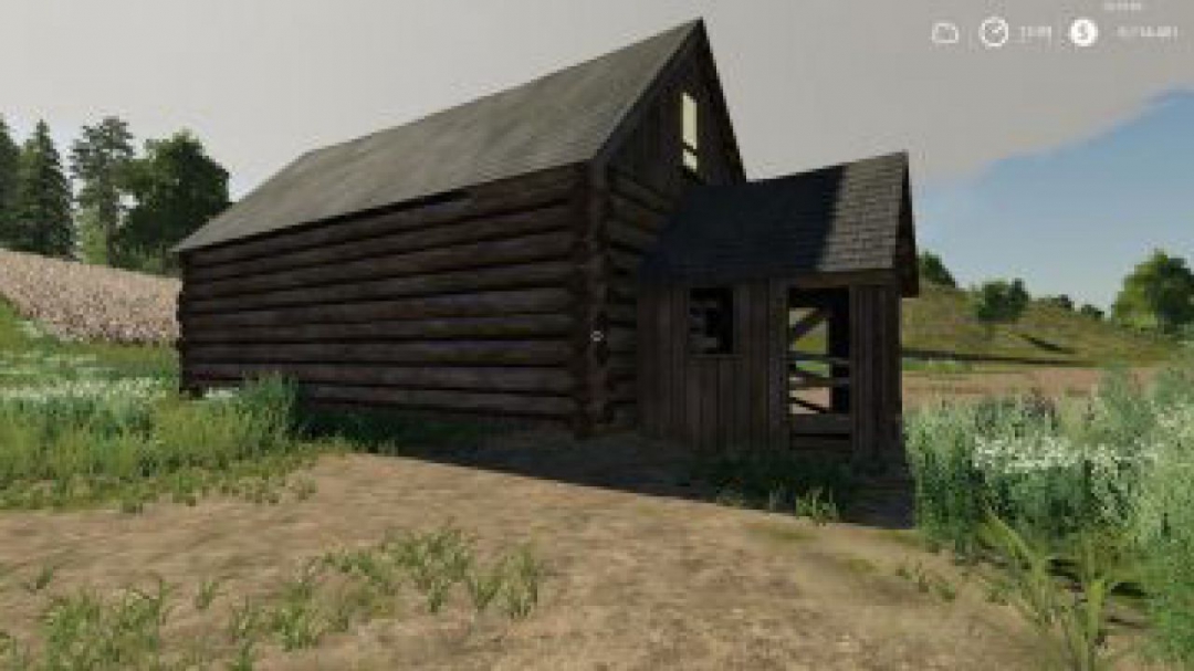 FS19 Log cabin v1.0