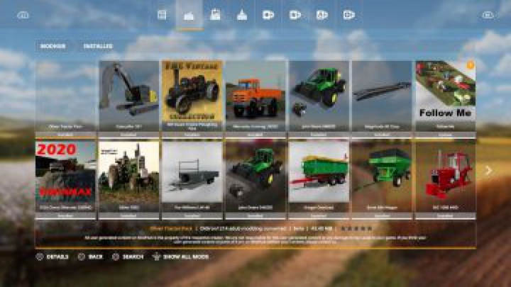 FS19 Oliver tractor pack beta category: packs