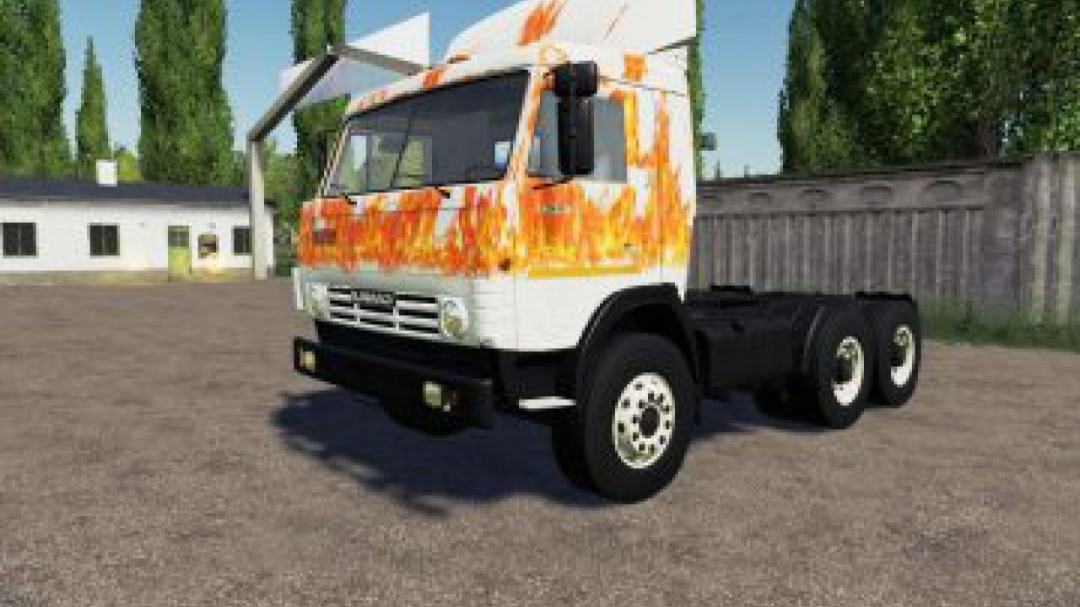 FS19 Kamaz 53212 FIRE v1.0