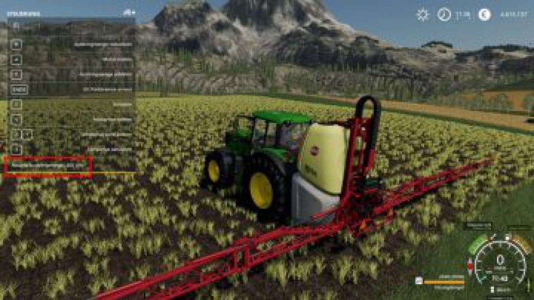 FS19 Variable Spray Usage v1.0.0.1