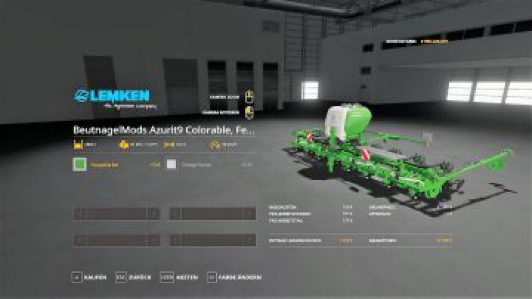 FS19 Lemken Azurit 9 v1.0.0.1