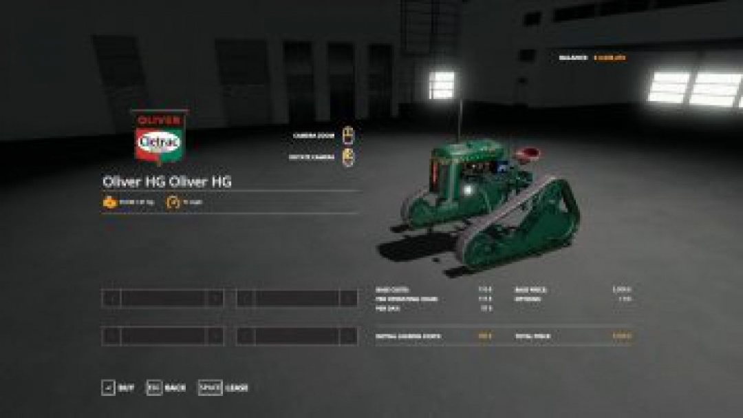 FS19 Oliver hg crawler tractor beta