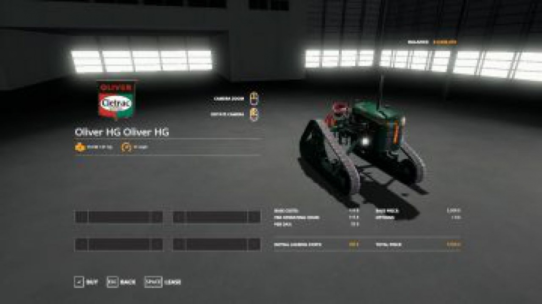 FS19 Oliver hg crawler tractor beta