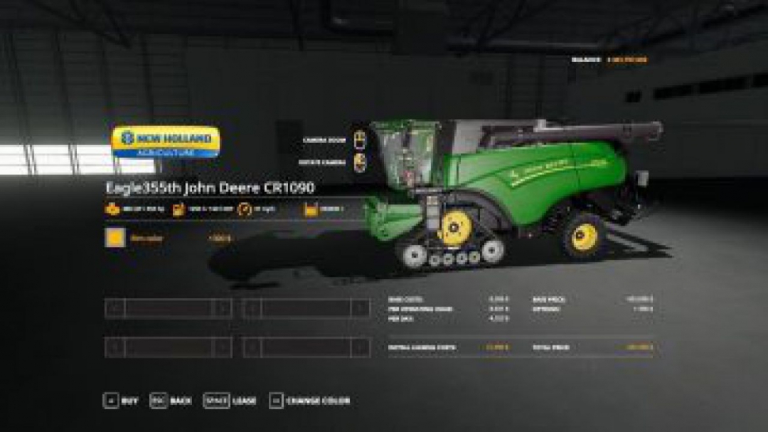 FS19 John Deere CR1090 VE v1.0