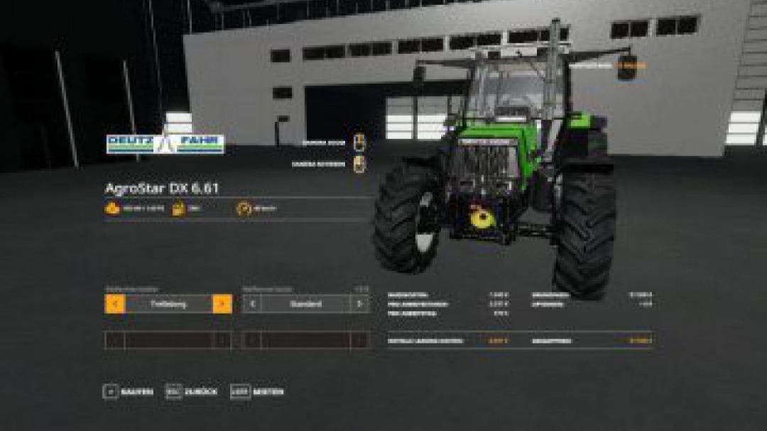 FS19 Deutz Fahr Agrostar DX 61 UPDATE v1.0