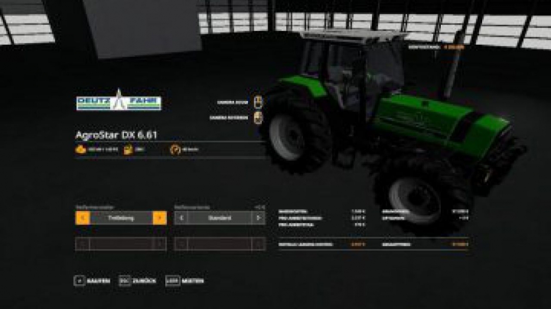 FS19 Deutz Fahr Agrostar DX 61 UPDATE v1.0