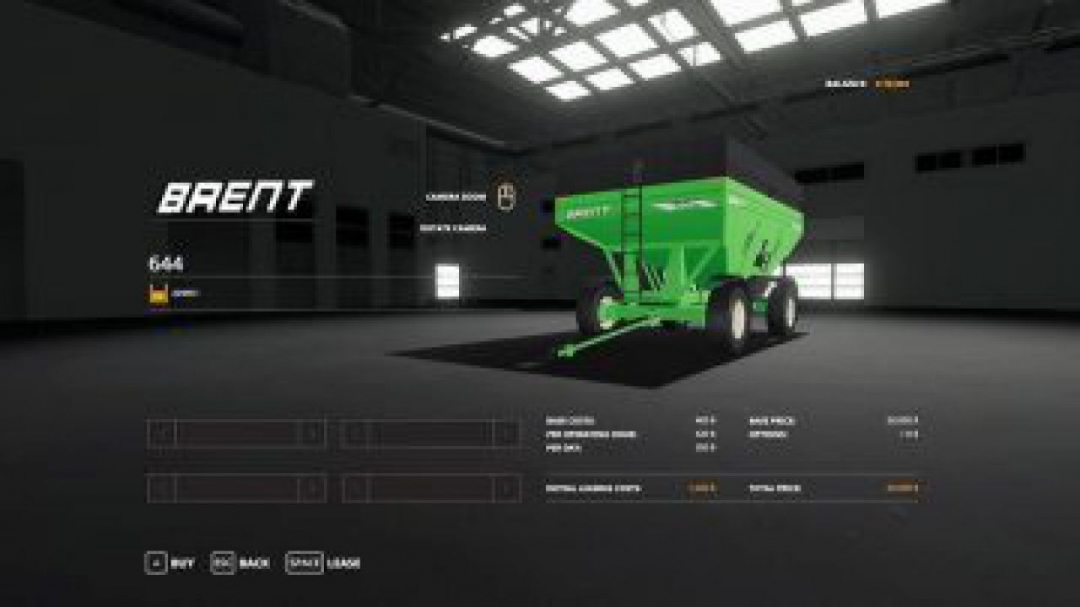 FS19 Brent 644 Gravity Wagon v1.0