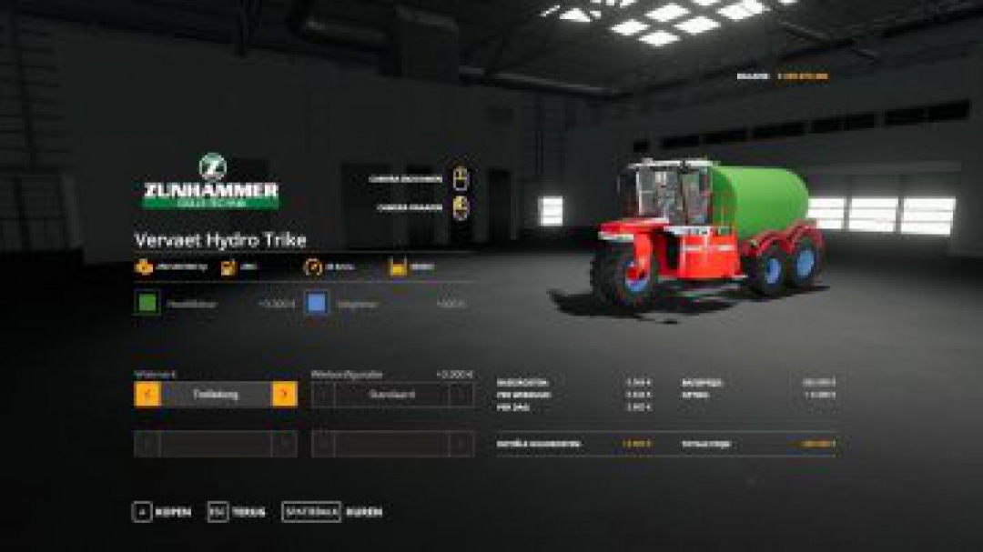 FS19 VervaetHydroTrike pack v1.0