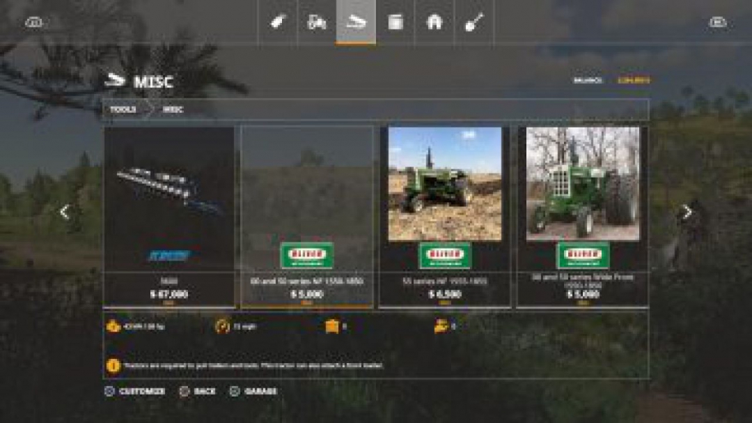 FS19 Oliver tractor pack beta