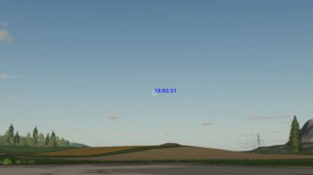 FS19 RealClock Mod 1.1.1.0