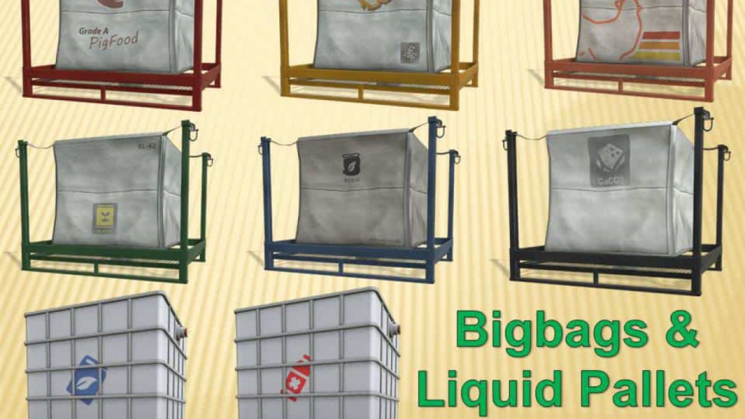 FS19 Bigbags & Liquid Pallets v1.2