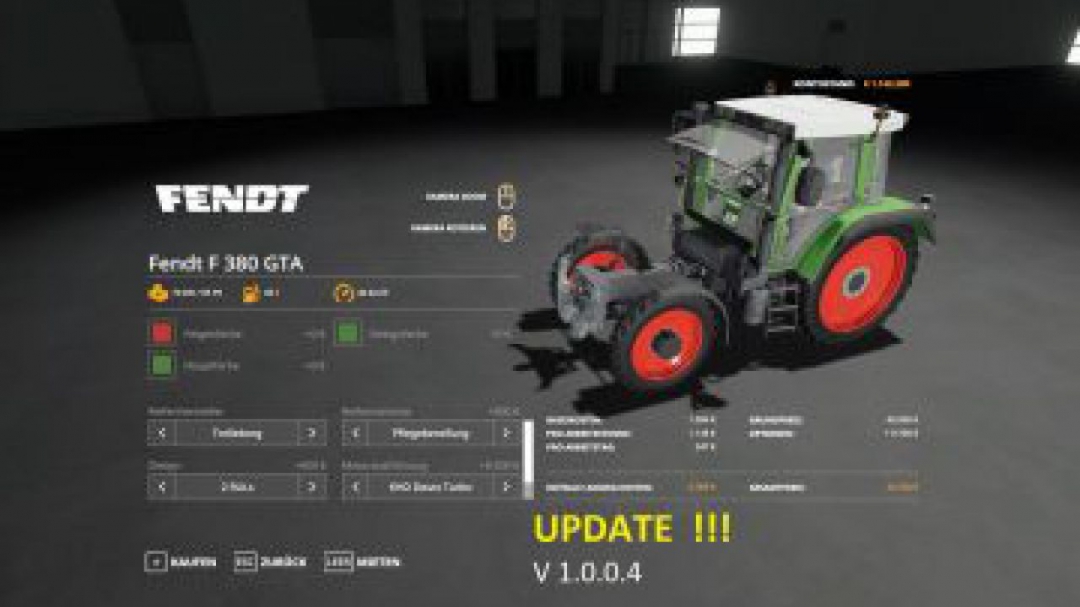 FS19 Fendt F 380GTA v1.0.0.4