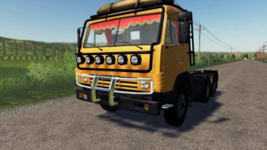 FS19 Kamaz 53212 + SEMI TRAILER v1.0.0.7