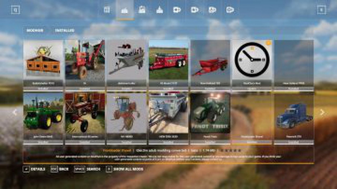 FS19 IH buckets beta