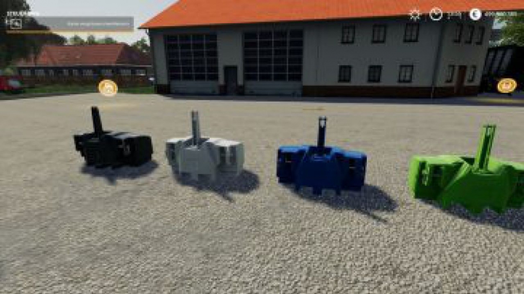 FS19 XXL weights pack V 1.1.0.0