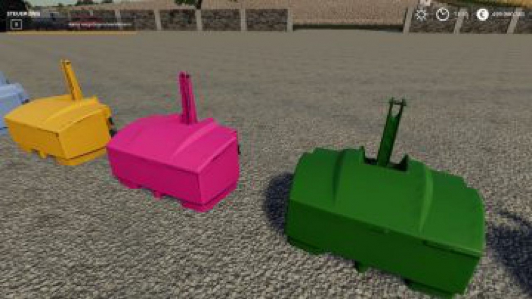 FS19 XXL weights pack V 1.1.0.0