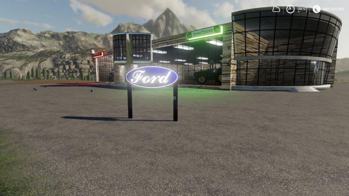 FS19 Ford Sign v1.0 category: objects