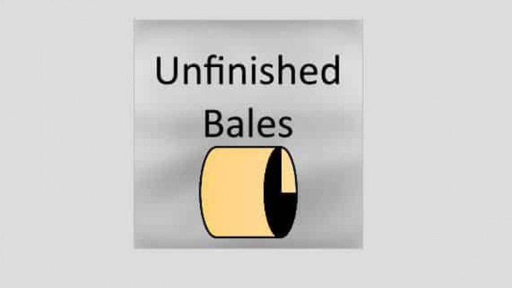 fs19-mods,  FS19 Unfinished Bales v1.0.0.0