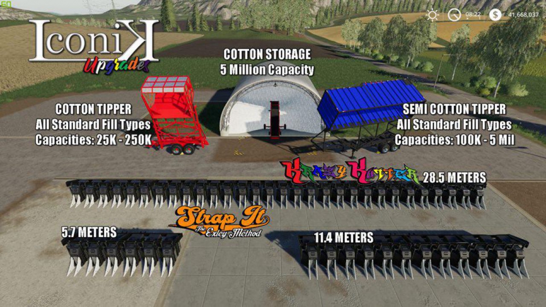 FS19 Iconik Cotton Addon Pack v1.0