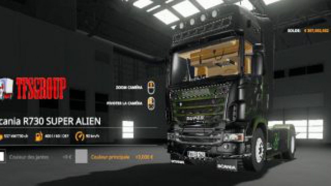 FS19 SCANIA SUPER R730 ALIEN v2.0