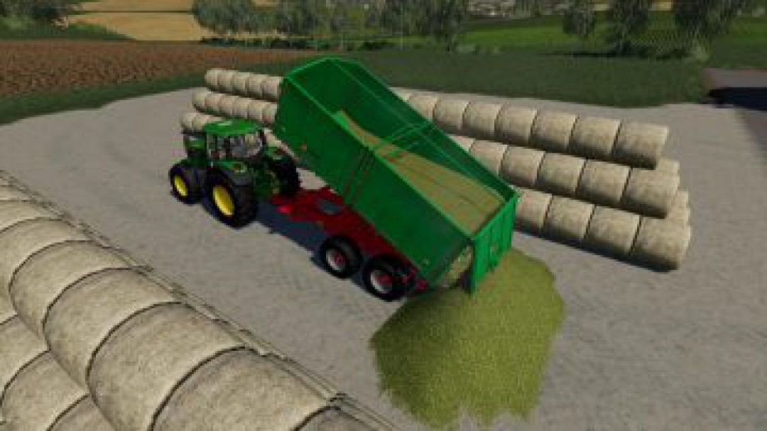 FS19 Round Bale Bunker Silo v1.0.0.0