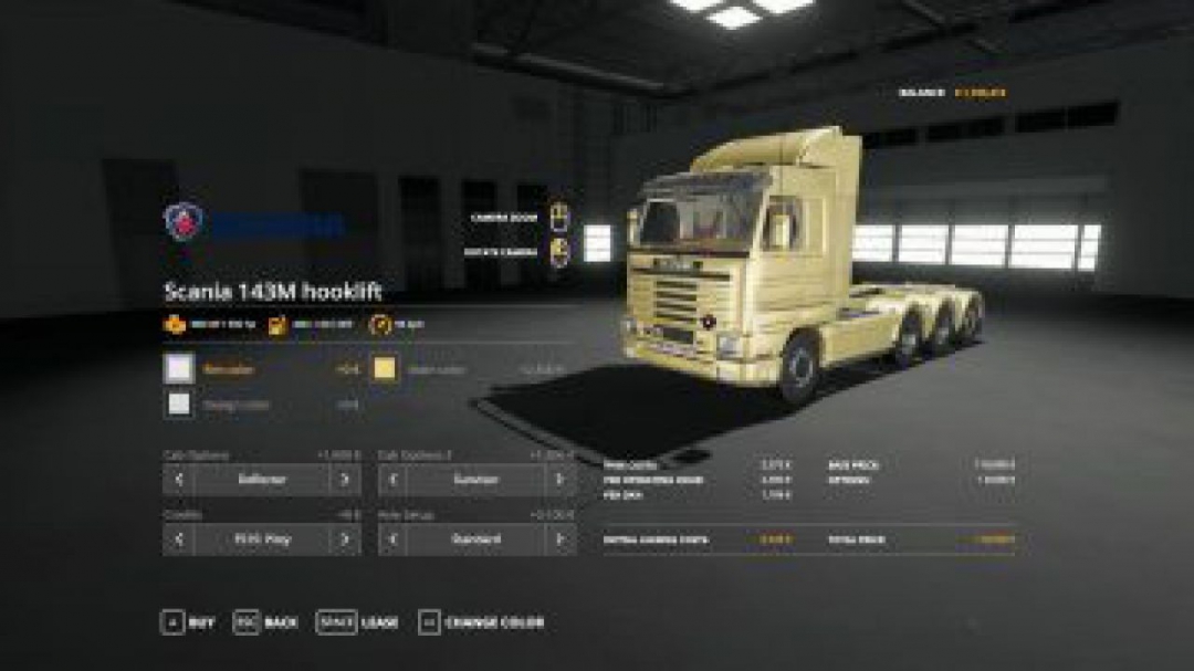 FS19 Scania 143M hooklift v1.0.0.0