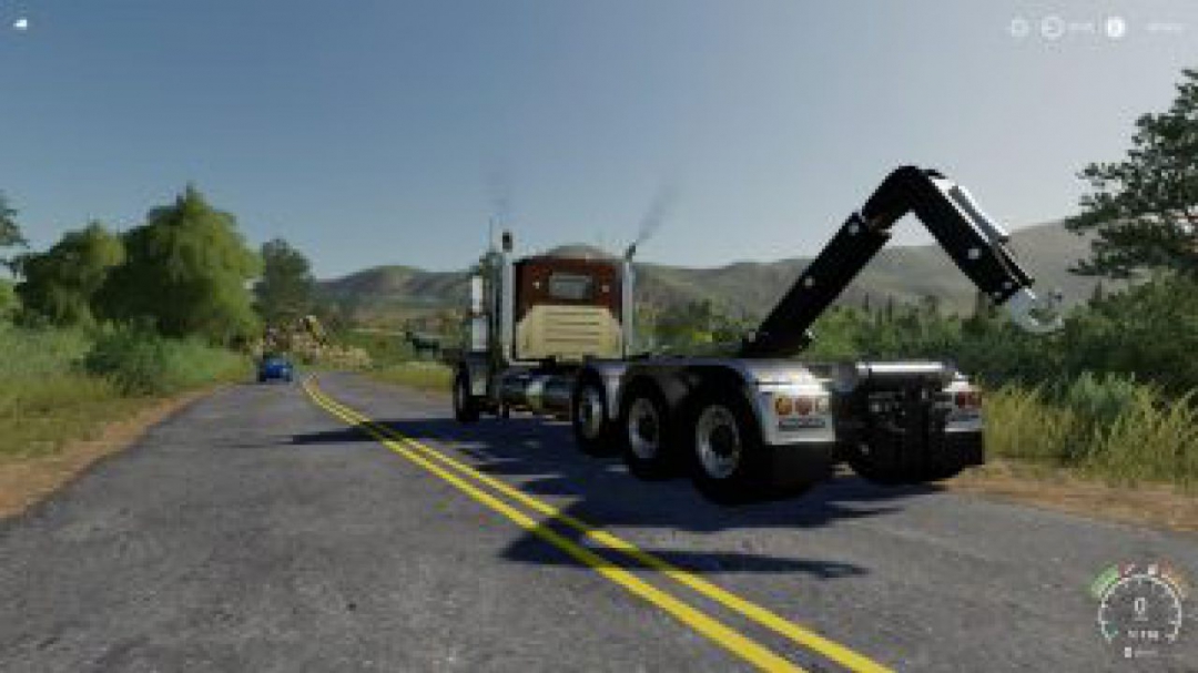 FS19 Freightliner FLD120 hooklift v1.1.0.0