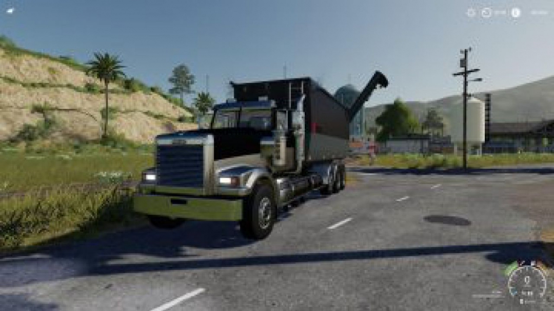 FS19 Freightliner FLD120 hooklift v1.1.0.0