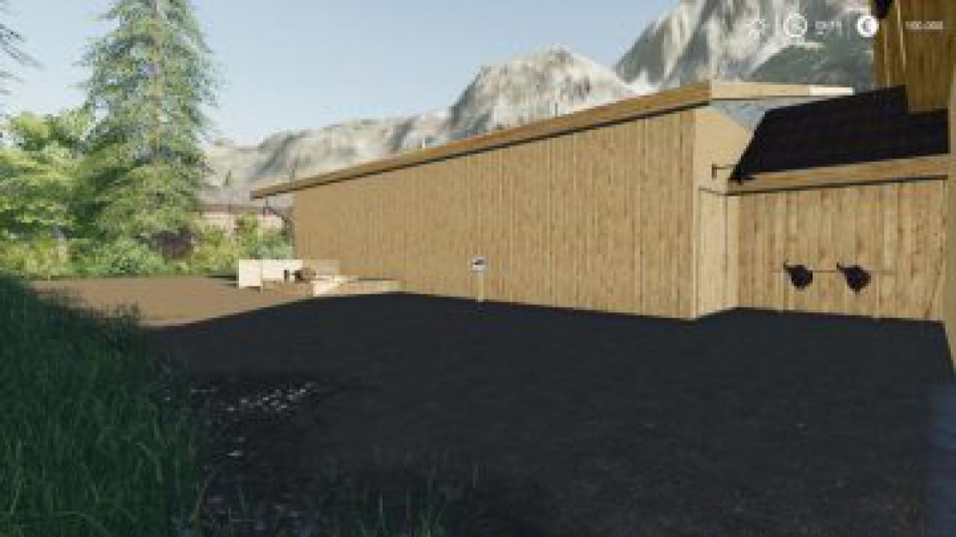 FS19 Horse stable with riding hall v1.0