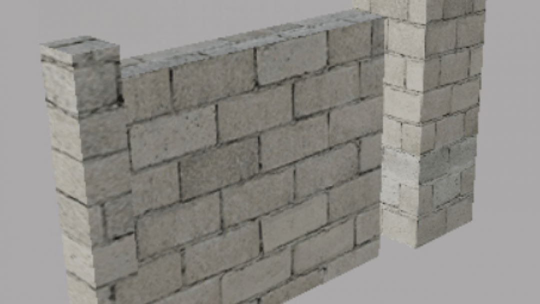 FS19 Pillar and wall