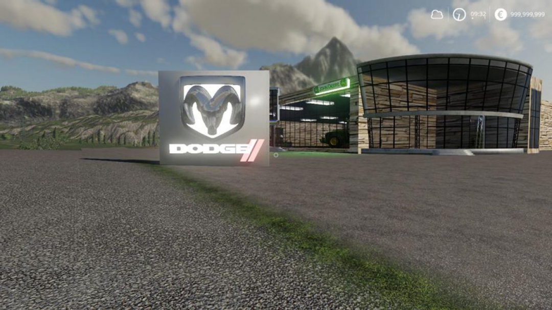 FS19 Placeable Dodge Sign v1.0